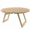 Peer Sorensen - Folding Round Picnic Table Rubberwood 50cm -Thermos Shop 119925 Large