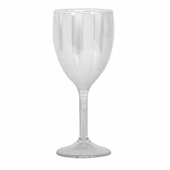 Flair Decor - St Tropez White Stripe Wine Glass 200ml