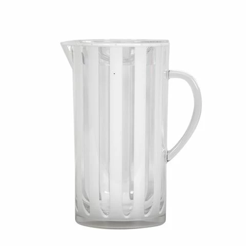 Flair Decor - St Tropez White Stripe Pitcher/Jug 1.8L 3 Flair Decor - St Tropez White Stripe Pitcher/Jug 1.8L