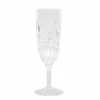 Flair Decor - Acrylic Scallop Champagne Flute Clear