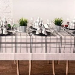 BioNap - TableSet Disposable Tablecloth/Napkins G.Grey 11pc