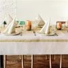BioNap - TableSet Disposable Tablecloth/Napkin Set Gold 11p -Thermos Shop 193369 Large