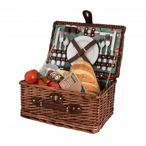 Avanti - 4 Person Willow Picnic Basket Posey 3 Avanti - 4 Person Willow Picnic Basket Posey