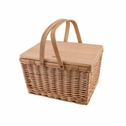 Avanti - 4 Person Pine Wood Top Insulated Basket Zen Arc