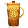 Flair Decor - Acrylic Scollop Des Pitcher Amber -Thermos Shop 409651 Large