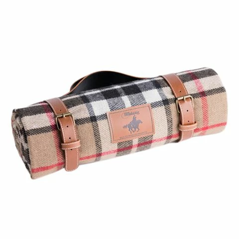 Billabong - Picnic Rug W/Carry Strap Camel Check Large 3 Billabong - Picnic Rug W/Carry Strap Camel Check Large