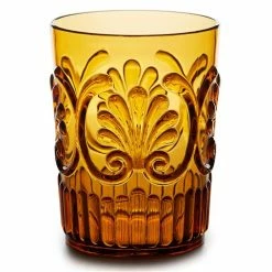 Flair Decor - Acrylic Tumbler Scollop Amber