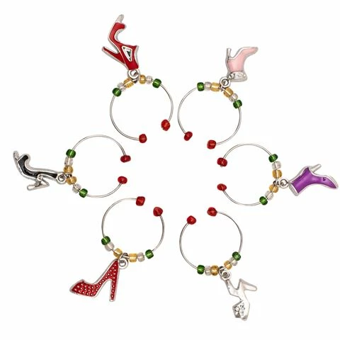 Avanti - Wine Charms Set Shoe 6pce 3 Avanti - Wine Charms Set Shoe 6pce