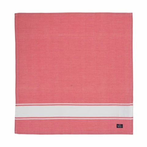 Lexington - Stripe Napkin Red & White 50x50 3 Lexington - Stripe Napkin Red & White 50x50