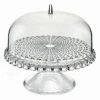 Guzzini - Tiffany Small Cake Stand With Dome Transparent -Thermos Shop 444704 Large