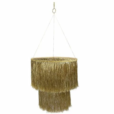 Meri-Meri Meri Meri - Tinsel Chandelier Gold 3 Meri-Meri Meri Meri - Tinsel Chandelier Gold