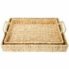 A.Trends - Water Hyacinth Picnic Tray Set 2pce