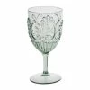 Flair Decor - Acrylic Wine Glass Scollop Sage Green