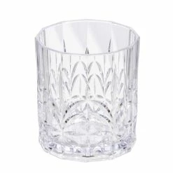Flair Decor - Acrylic Crystal Cut Tumbler Clear