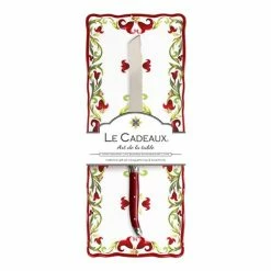 Le Cadeaux - Vischio Baguette Tray W/ Bread Knife Set 2pce