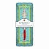 Le Cadeaux - Madrid Baguette Tray W/ Bread Knife Turq. 2pce