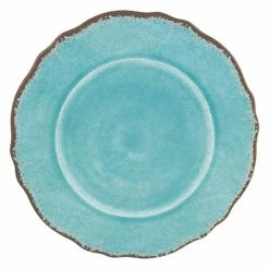 Le Cadeaux - Antiqua Dinner Plate Turquoise 28cm
