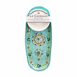 Le Cadeaux - Madrid Bowl & Tray Turquoise Set 2pce