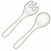 Le Cadeaux - Rustica Antique Salad Servers White Set 2pce