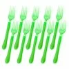 Ex.tra - Plastic Fork Green Set 10pce