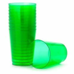 Ex.tra - Plastic Cup Green Set 10pce