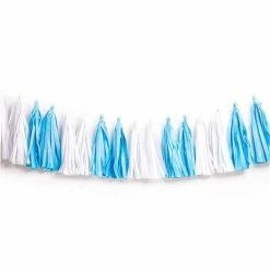 Contents Giftware - Tassel Garland Baby Blue & White