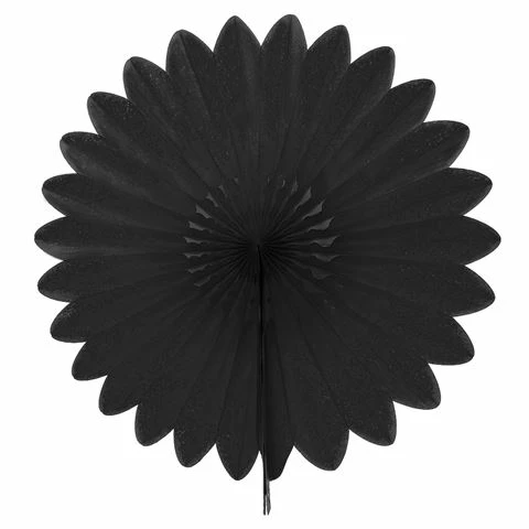 Contents Giftware - Honeycomb Paperfold Fan Black 45cm 3 Contents Giftware - Honeycomb Paperfold Fan Black 45cm