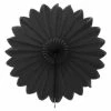Contents Giftware - Honeycomb Paperfold Fan Black 68cm