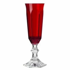 Mario Luca Giusti - Dolce Vita Champagne Flute Red