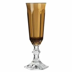 Mario Luca Giusti - Dolce Vita Champagne Flute Amber