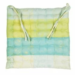 Garnier-Thiebaut - Chair Cushion Mille Alcees Narcissus