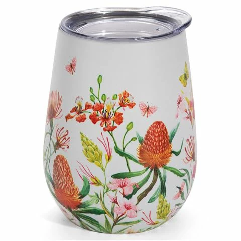 Avanti - Double Wall Insulated Wine Tumbler Natives White 300ml 3 Avanti - Double Wall Insulated Wine Tumbler Natives White 300ml