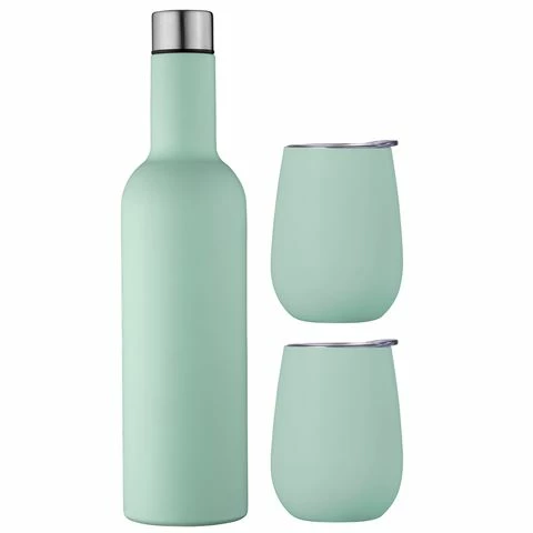 Avanti - Double Wall Insul Wine Traveller Mint Set 3pce 3 Avanti - Double Wall Insul Wine Traveller Mint Set 3pce