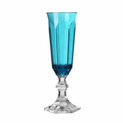 Mario Luca Giusti - Dolce Vita Champagne Flute Turquoise